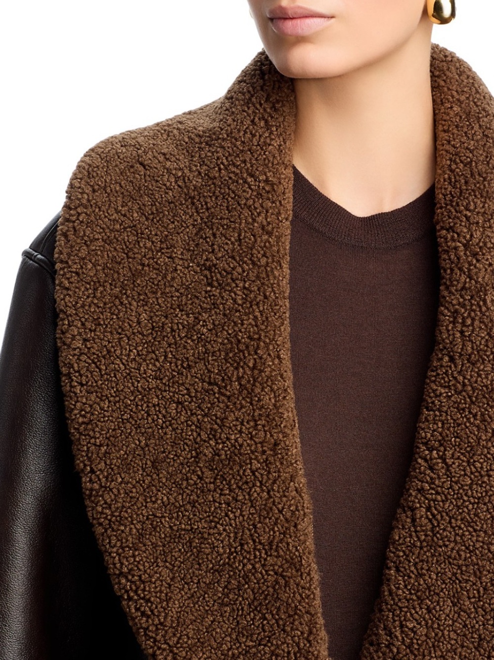 BLANKNYC Icon Status Shawl Collar Faux Leather Coat - Picture 2 of 6